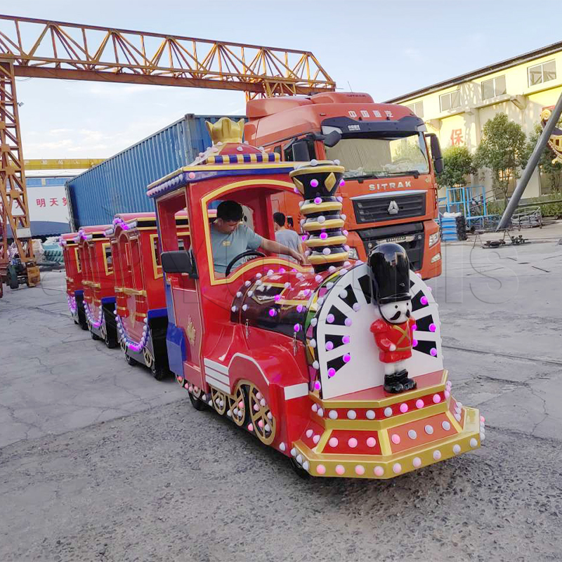 Train Rides Fair Carnival Crown Trackless Train Ride - Amusement equipment supplier