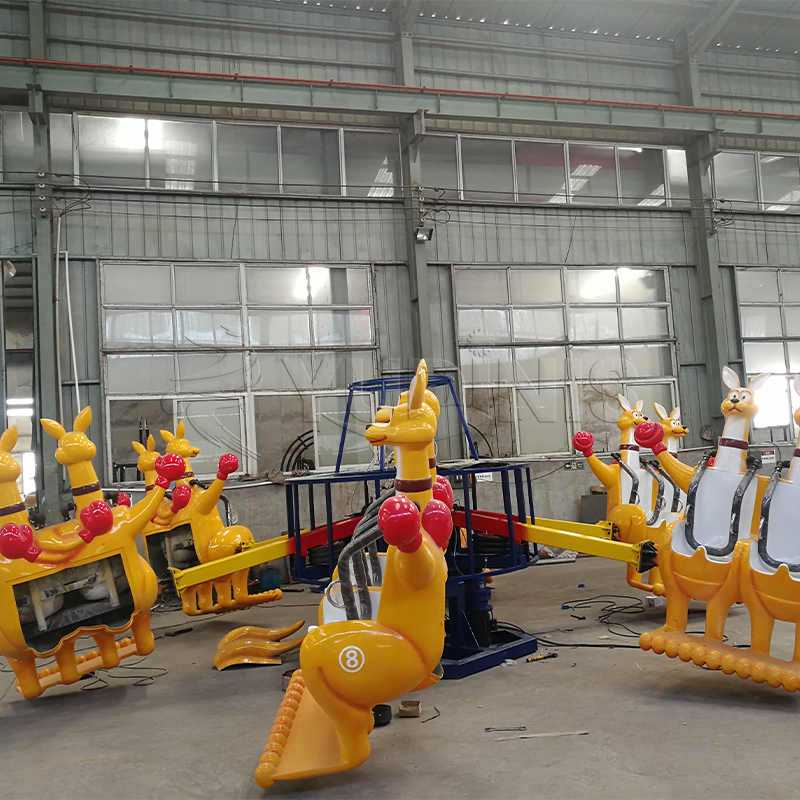 Kid Riding Kangaroo Jumping Kangaroo Ride - Amusement equipment supplier